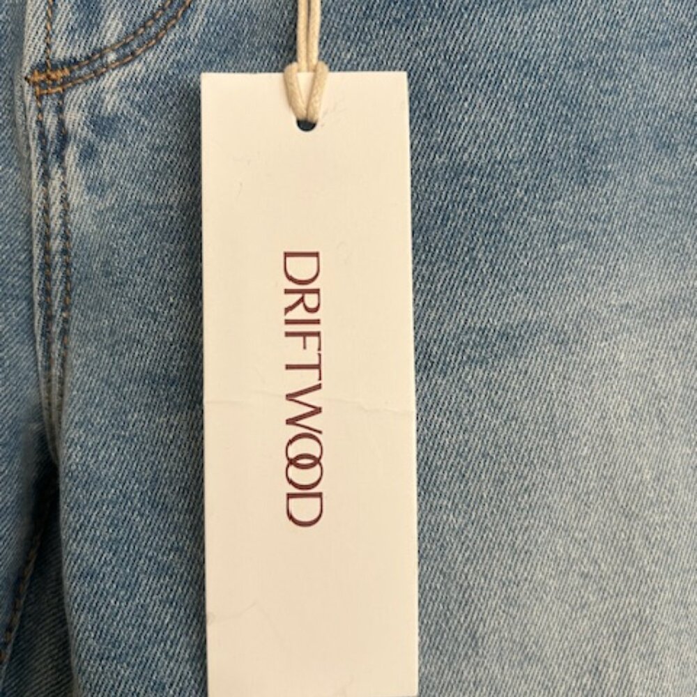 Driftwood Farrah X Zen Embroidered Floral Flare Light Wash Jeans NWT - Picture 6 of 16